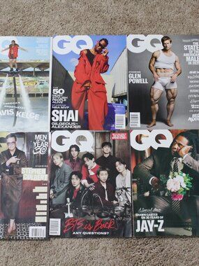 GENTLEMEN’S QUARTERLY MAGAZINE Lot Of 6 Sep 2025 To Apr 2026 Issues Collection